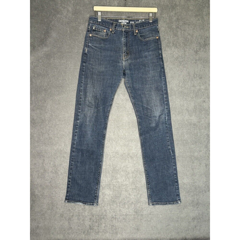 Denizen by Levis Men's 232 Slim Straight Fit Jeans - Blue 32x34